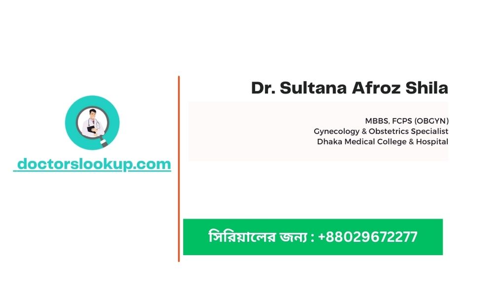 Dr. Sultana Afroz Shila