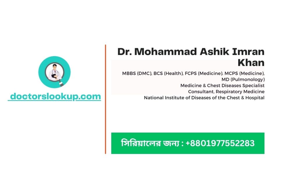 Dr. Mohammad Ashik Imran Khan