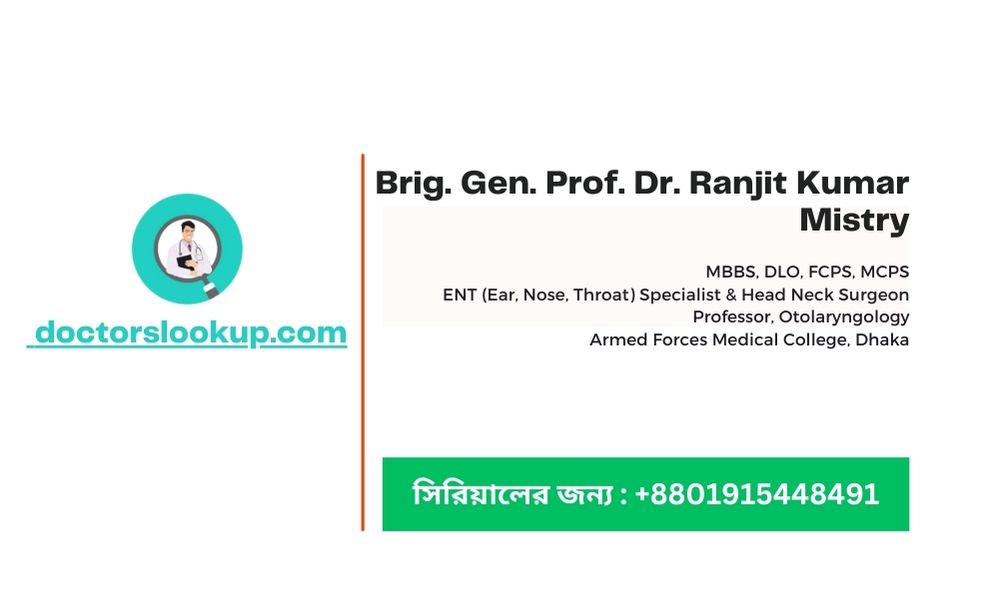 Brig. Gen. Prof. Dr. Ranjit Kumar Mistry