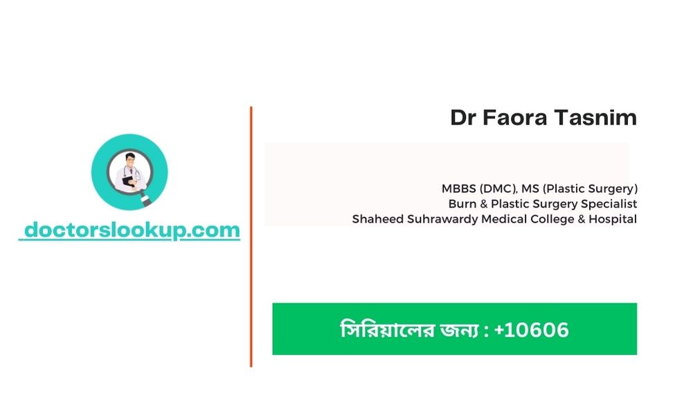 Dr Faora Tasnim