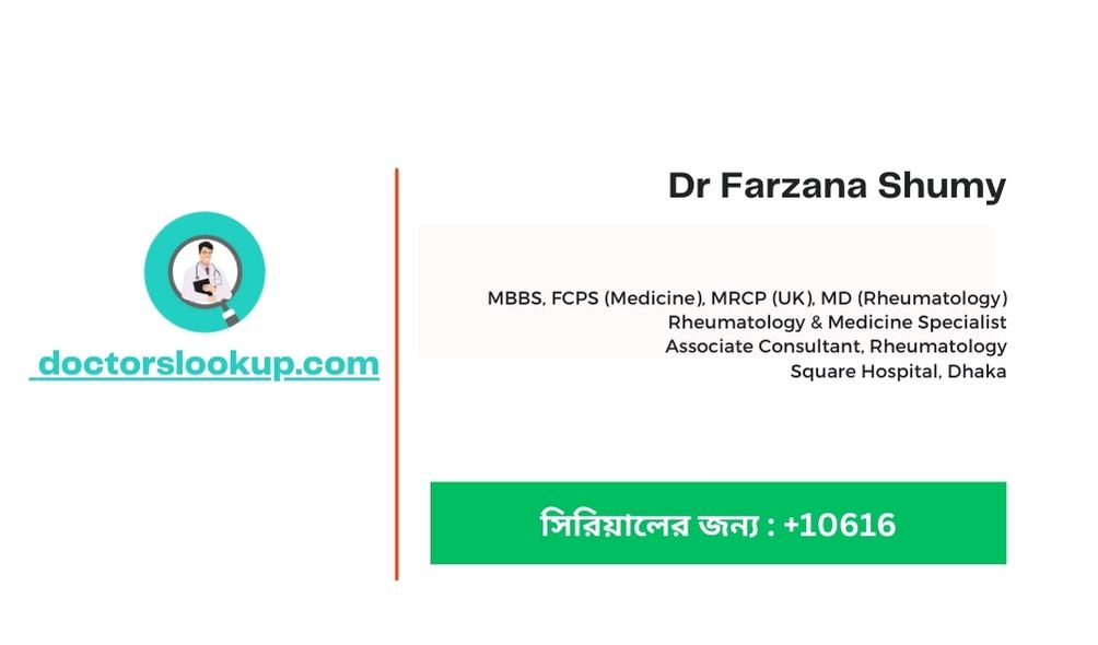 Dr Farzana Shumy