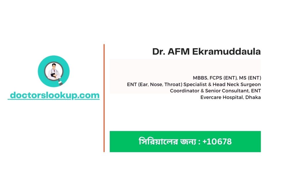 Dr. AFM Ekramuddaula