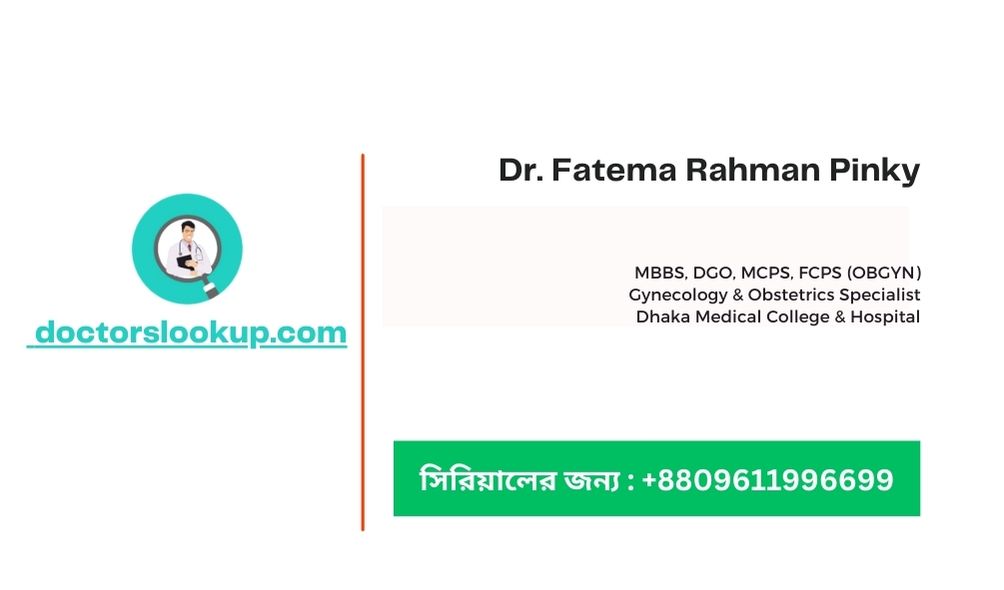 Dr. Fatema Rahman Pinky