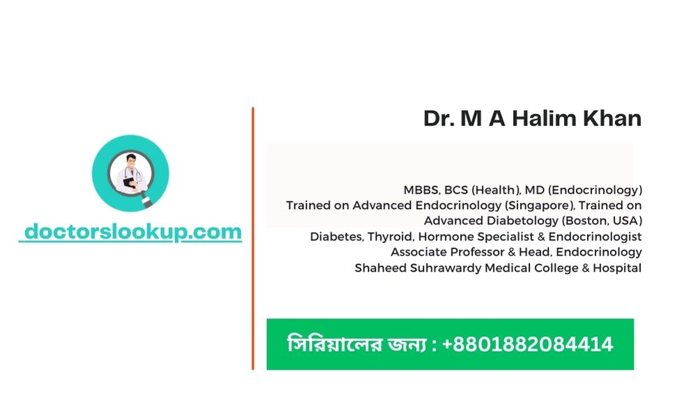 Dr. M A Halim Khan