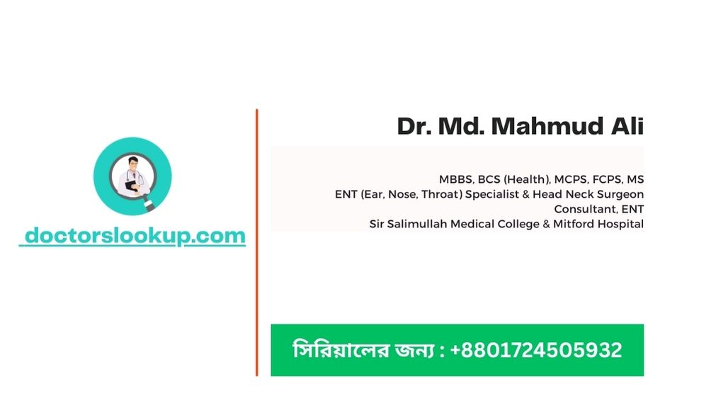 Dr. Md. Mahmud Ali