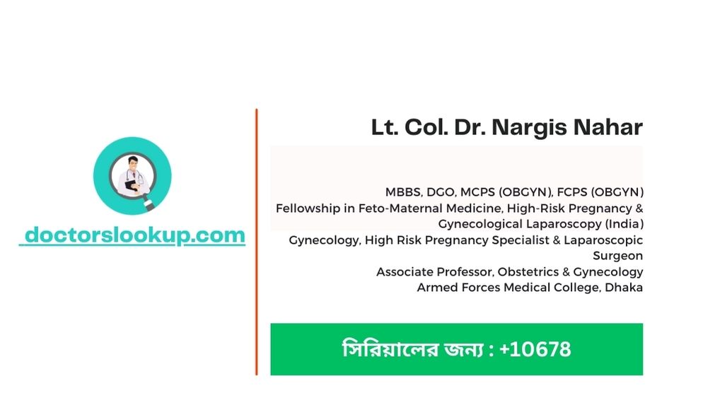 Lt. Col. Dr. Nargis Nahar