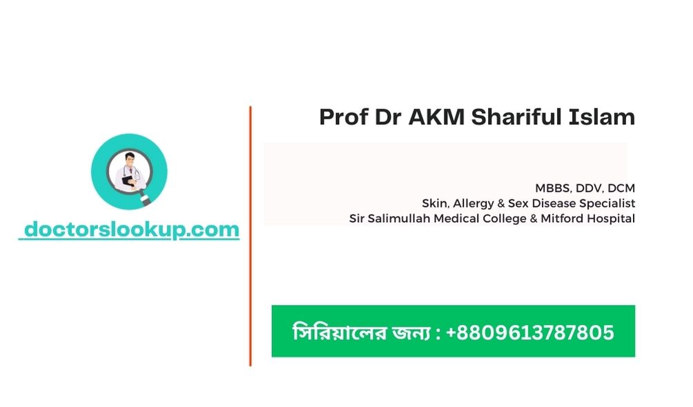 Prof Dr AKM Shariful Islam