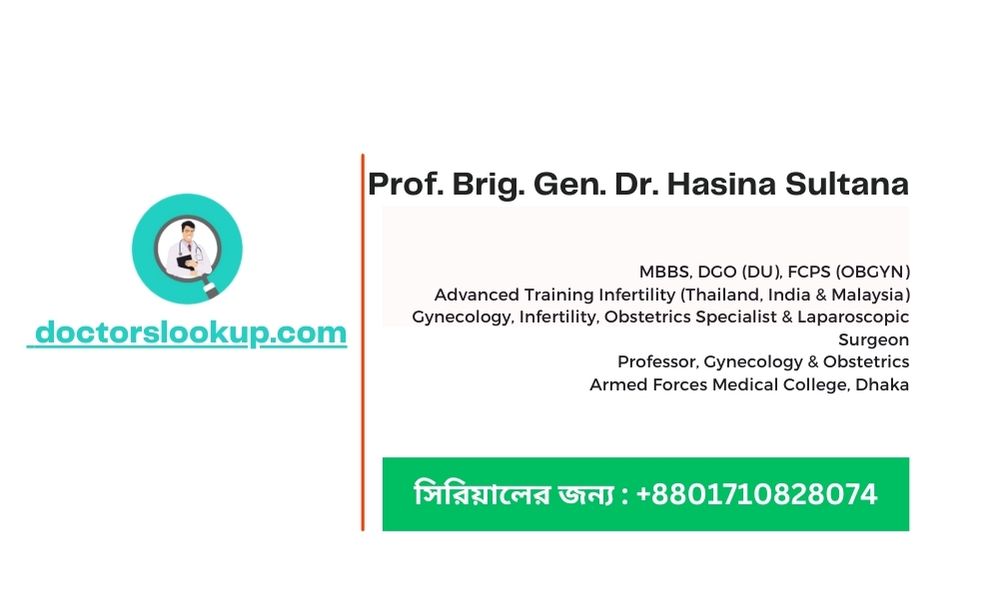 Prof. Brig. Gen. Dr. Hasina Sultana