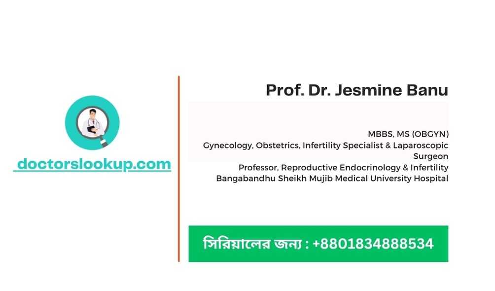 Prof. Dr. Jesmine Banu