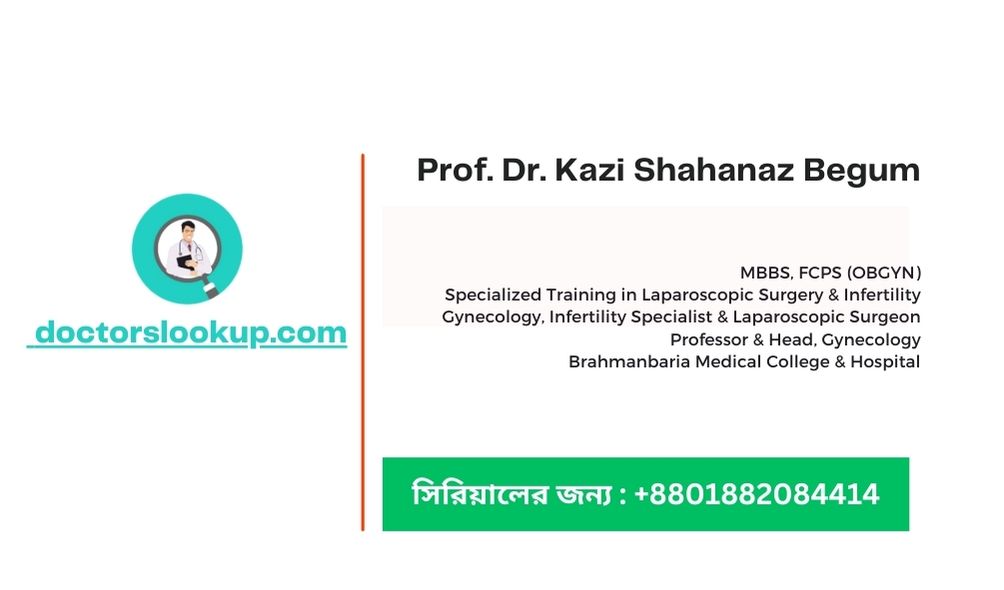 Prof. Dr. Kazi Shahanaz Begum