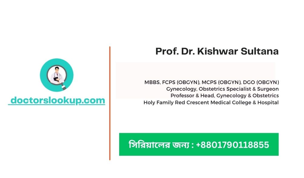 Prof. Dr. Kishwar Sultana