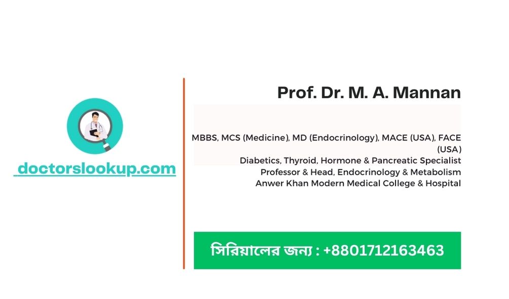 Prof. Dr. M. A. Mannan