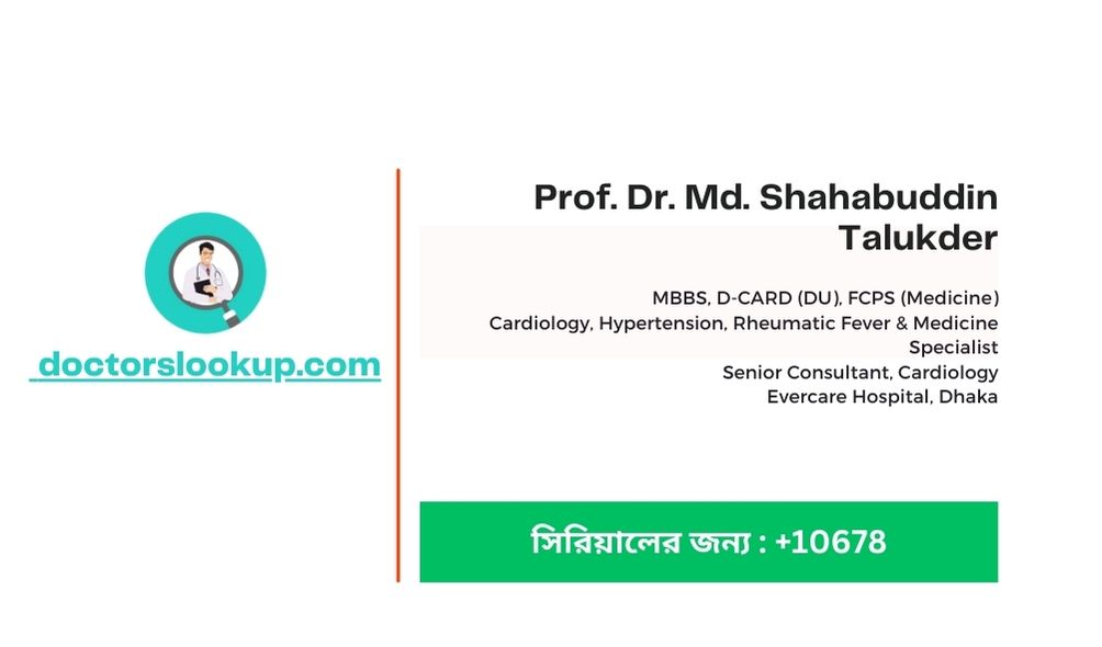 Prof. Dr. Md. Shahabuddin Talukder