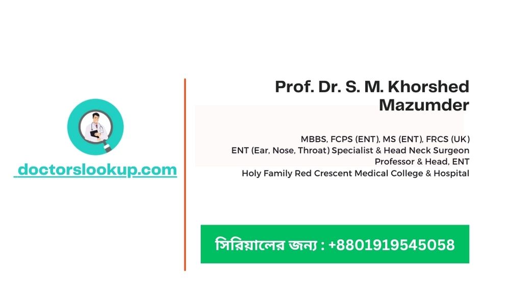 Prof. Dr. S. M. Khorshed Mazumder