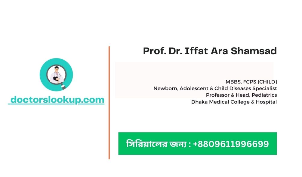 Prof. Dr. Iffat Ara Shamsad